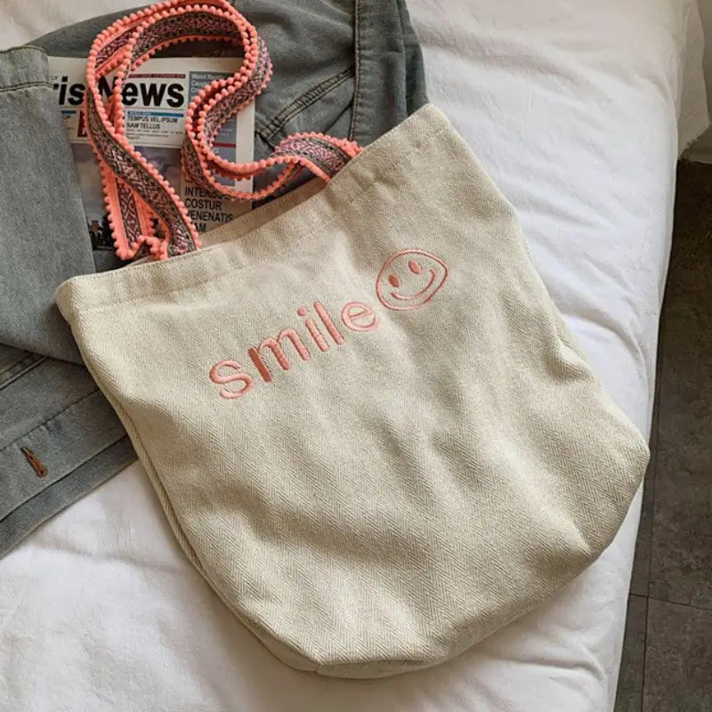 Simple_Smile_Tote_Bag_Pink